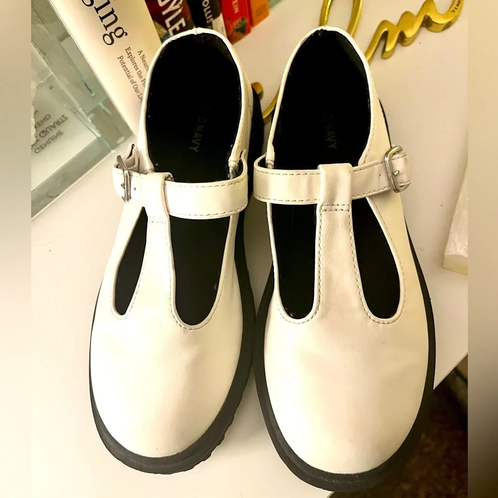 Faux Leather Mary Janes -‎ Girls